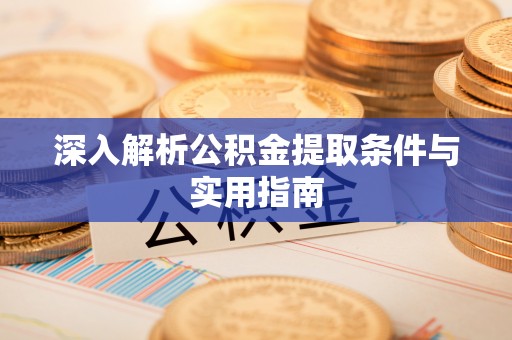 临城深入解析公积金提取条件与实用指南