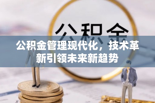 临城公积金管理现代化，技术革新引领未来新趋势