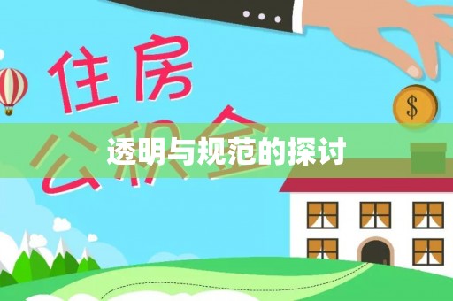 临城透明与规范的探讨