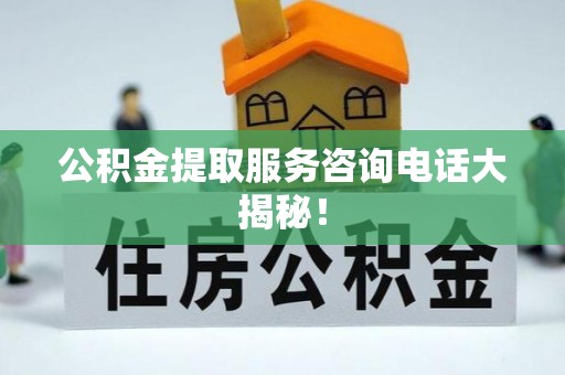 临城公积金提取服务咨询电话大揭秘！