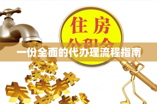 临城一份全面的代办理流程指南