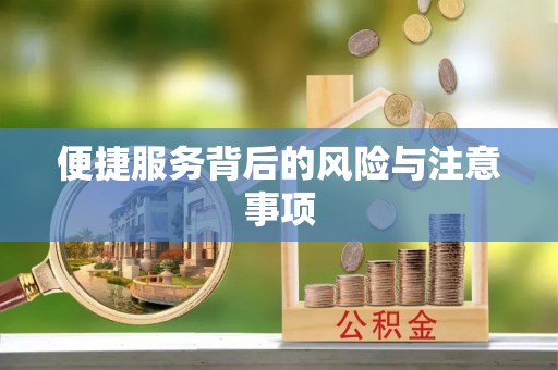 临城便捷服务背后的风险与注意事项